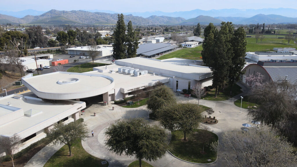 Porterville College areal photo